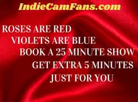 Cam Show Deal with Independent Cam Models for Valentine’s Day 2025!